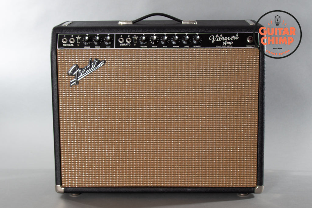 1964 Fender Vibroverb Blackface 1x15 Combo Amp