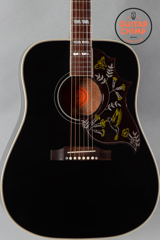 2016 Gibson Hummingbird Acoustic-Electric Guitar Ebony Black