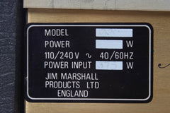 1984 Marshall JCM 800 2203 100 Watt Tube Guitar Head -JJ 6550 TUBES-