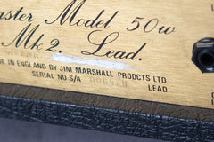 1981 Marshall JMP MKII Super Lead 50-Watt Tube Head