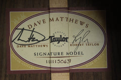 2011 Taylor DMSM 914ce Dave Matthews Signature Acoustic Electric -SIGNED-