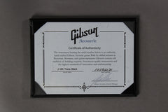2016 Gibson Limited Edition J-185 Trans Black Acoustic Electric