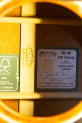 2012 Martin Custom 00-DB Jeff Tweedy Signature Acoustic Sunburst