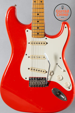 1983 Fender Japan '57 Reissue Stratocaster JV ST57-85 Fiesta Red