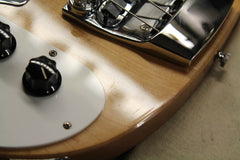2001 Left-handed Rickenbacker 4001v63 Maplglo Bass Guitar