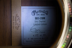2009 Martin Limited Edition Eric Clapton 000-28M Madagascar Rosewood #105 of 461
