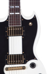 2001 Gibson EDS-1275 SG Double Neck Electric Guitar Alpine White
