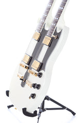 2001 Gibson EDS-1275 SG Double Neck Electric Guitar Alpine White