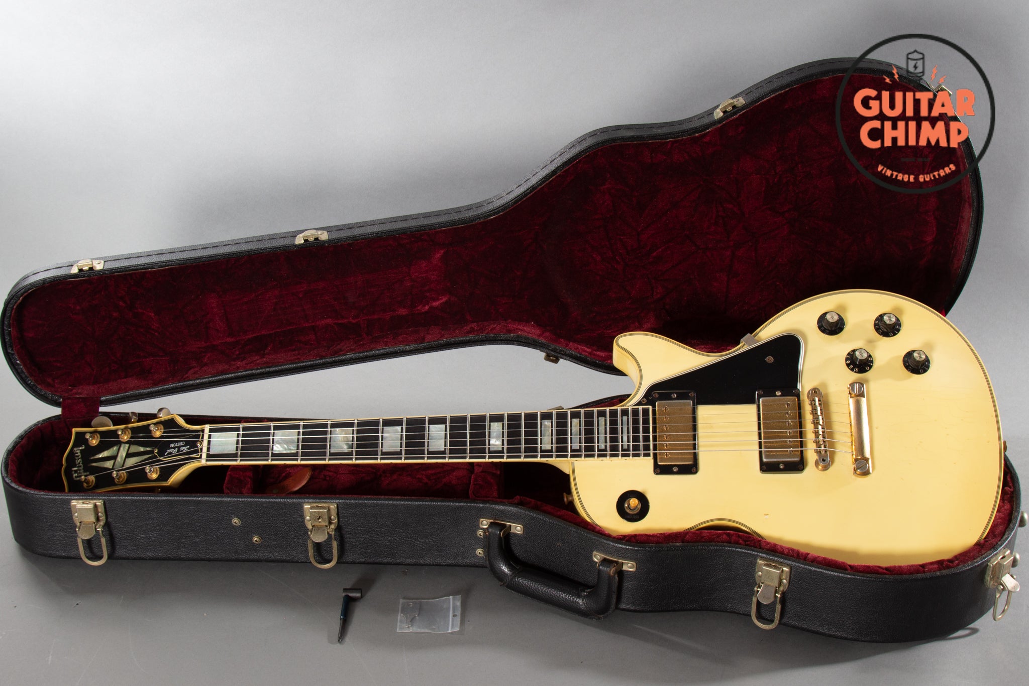 1998 Gibson Custom Shop '68 Historic Reissue Les Paul Custom White