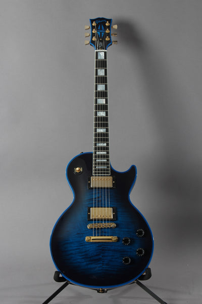 2016 Gibson Custom Shop Les Paul Custom F Blue Widow | Guitar Chimp