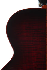 2007 Gibson Custom Shop SJ-200 Blood Shot Oxblood Acoustic Electric Guitar