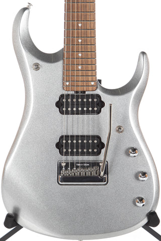 2014 Ernie Ball Music Man Family Reserve John Petrucci BFR 7 String JP13 Platinum Silver -SUPER CLEAN-