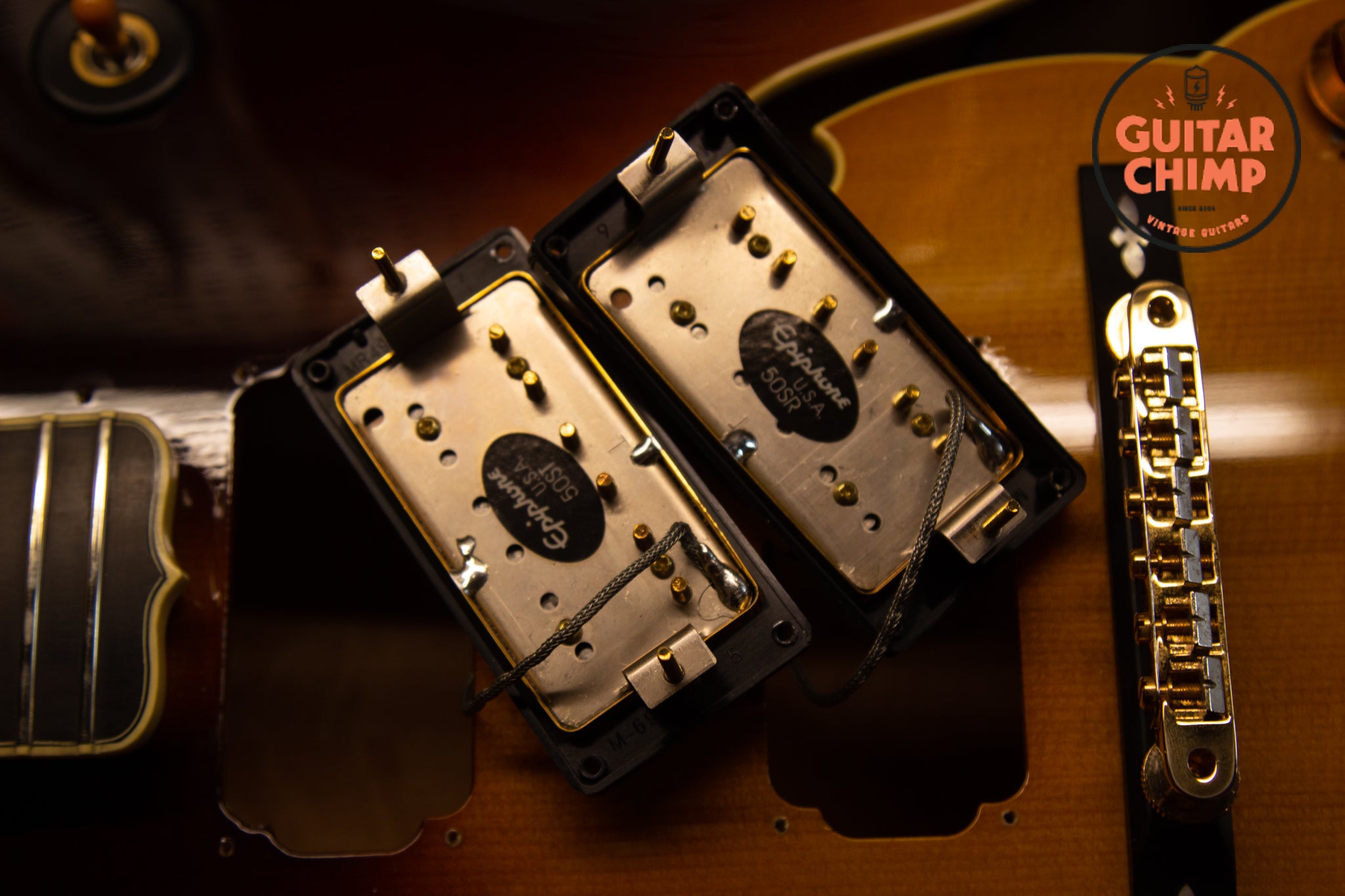 2011 Epiphone Elitist Byrdland Vintage Sunburst Guitar Chimp