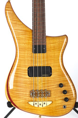 2005 Alembic Excel 4 String Bass Amber Flame Maple Top -SUPER CLEAN-