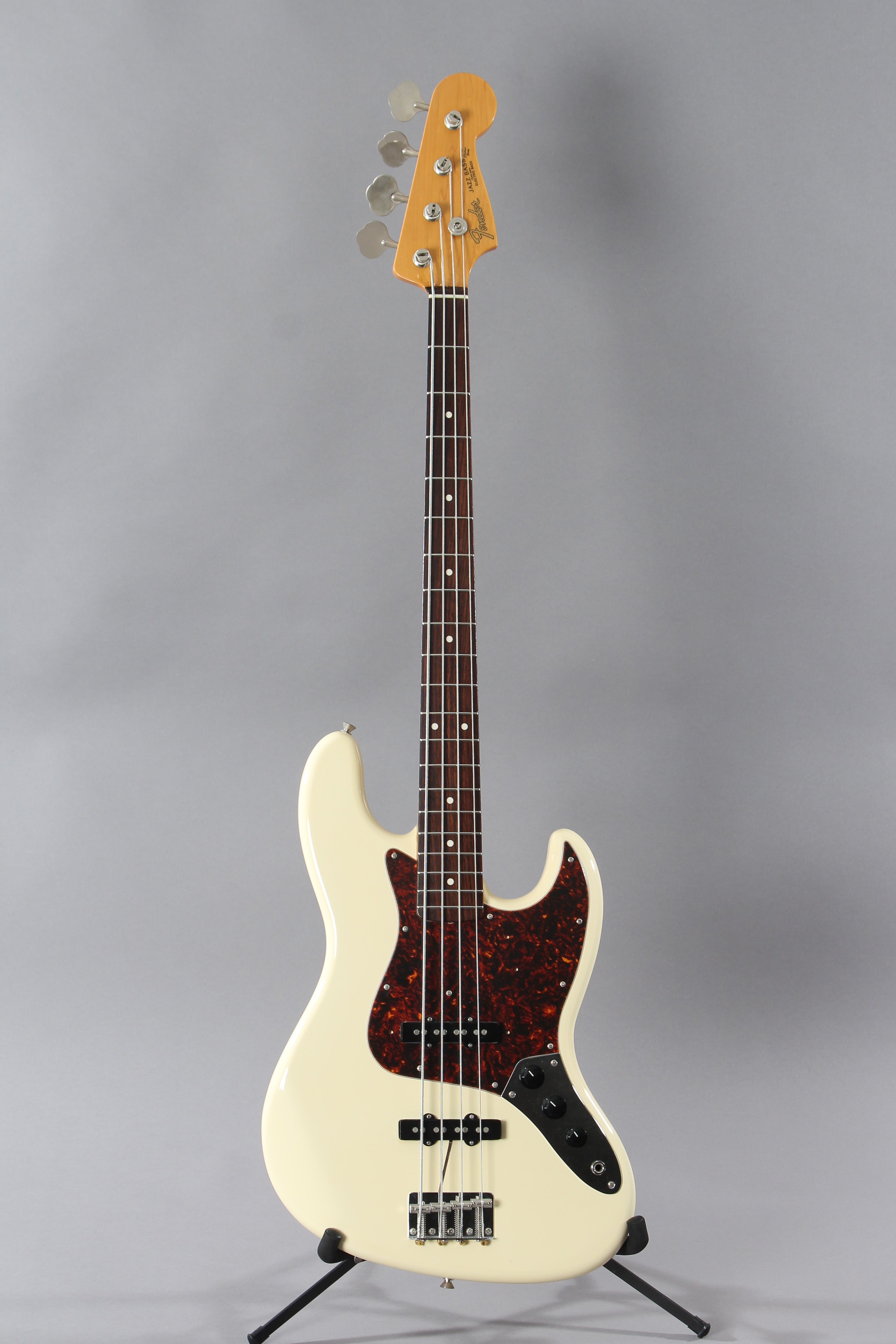 2004 Fender '62 Reissue Jazz Bass CIJ JB62-75US Japan Vintage White ~USA  Pickups~