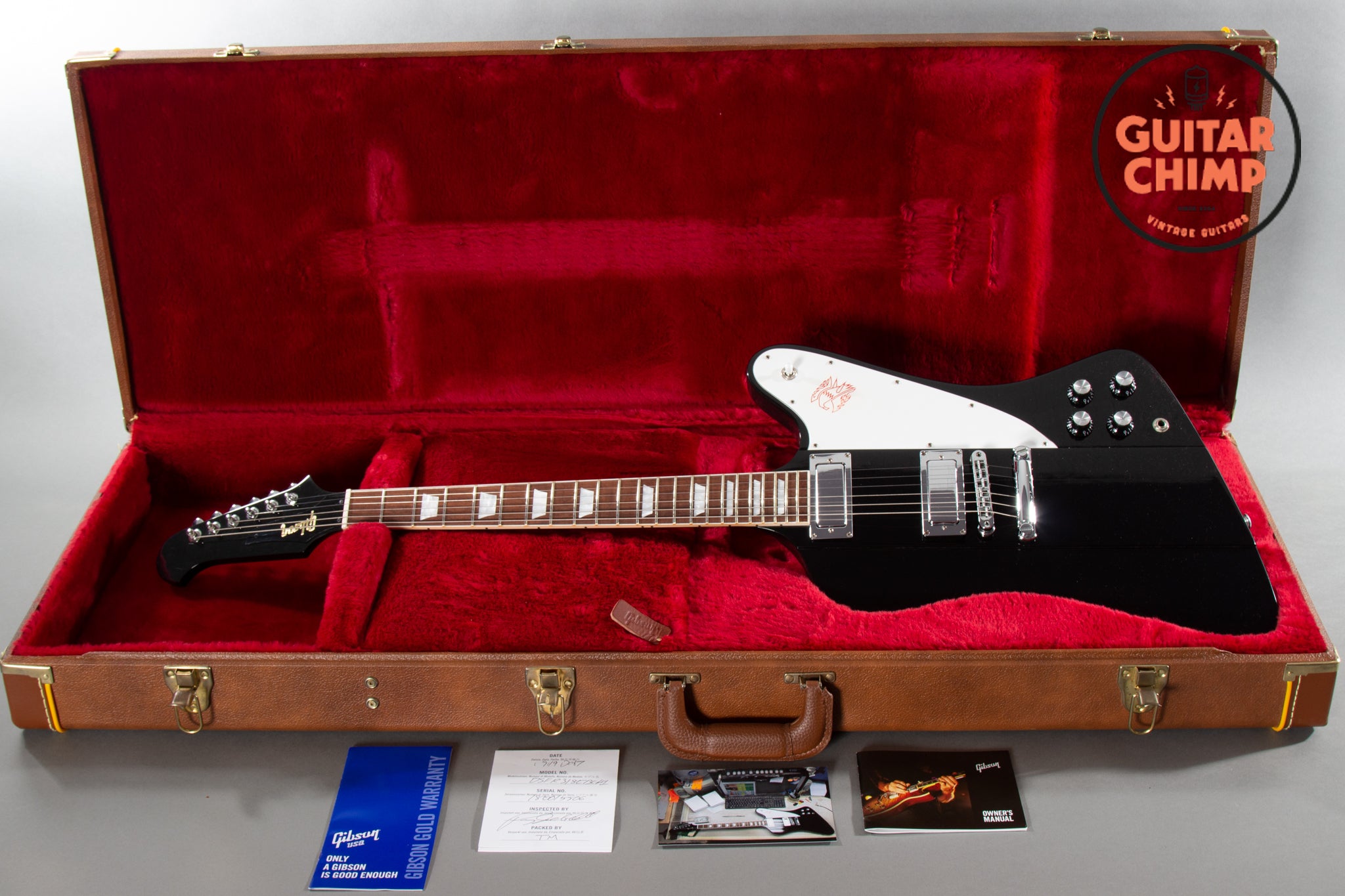 2018 Gibson Firebird Ebony Guitar Chimp