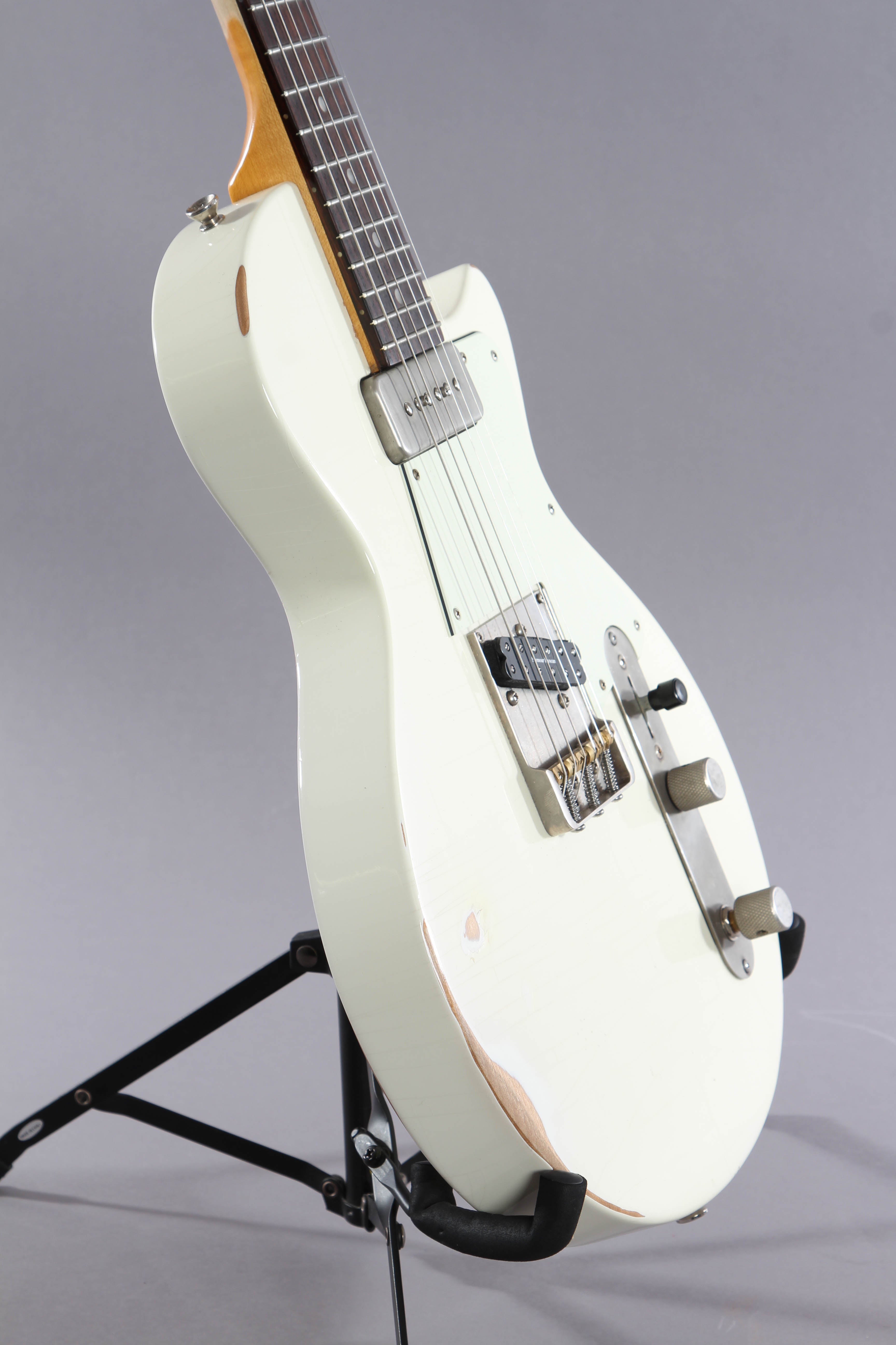 Fano SP6 Standard Electric Guitar Olympic White Medium Distress