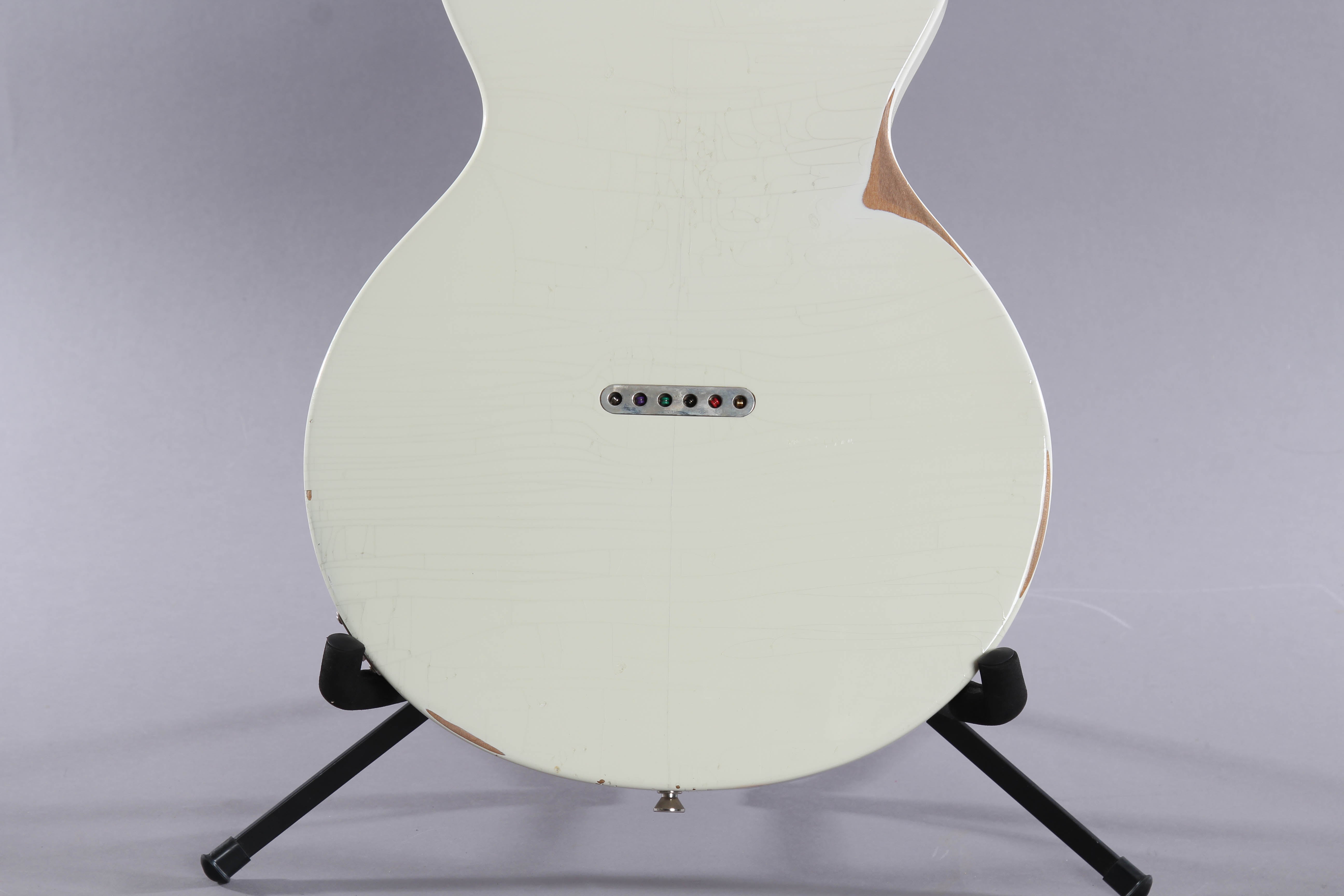 Fano SP6 Standard Electric Guitar Olympic White Medium Distress 