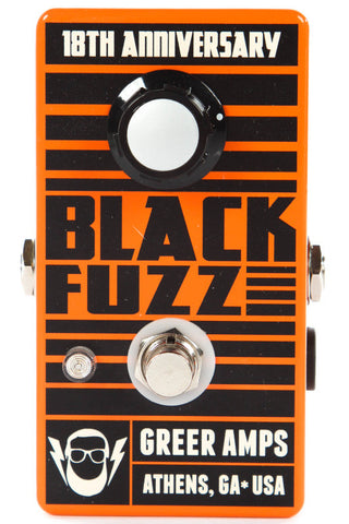 Greer Amps 18th Anniversary Black Fuzz