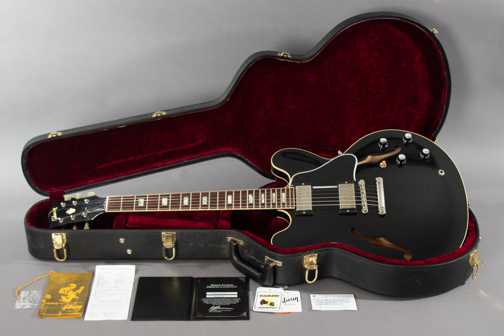 2010 Gibson Custom Shop ES-335 '63 Reissue Black Beauty