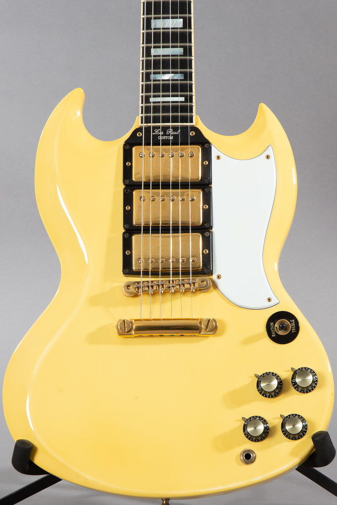 1990 Gibson SG 3-Pickup Custom Alpine White