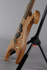 2003 Warwick Buzzard BO Zebrawood 4 String Bass Guitar