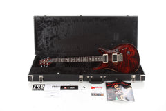 2011 PRS Paul Reed Smith Custom 24 Fire Red Burst 10 Top Electric Guitar
