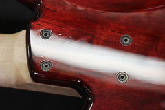 2014 Zon Sonus RT5 5 String Bass in Transparent Red