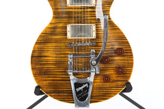 2006 Gibson Custom Shop Joe Perry Signature Boneyard Les Paul with Bigsby Green Tiger
