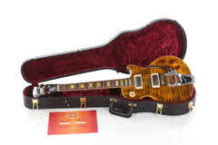 2006 Gibson Custom Shop Joe Perry Signature Boneyard Les Paul with Bigsby Green Tiger