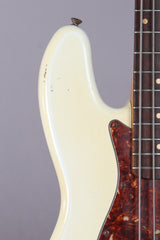 2005 Fender Custom Shop '64 Relic Jazz Bass 1964 Reissue Olympic White