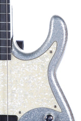 1997 Modulus FB4 Funk Unlimited Flea Bass Silver Sparkle -LANE POOR PICKUP-