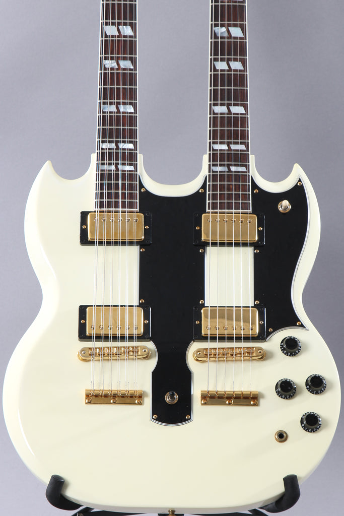 2002 Gibson Custom Shop EDS-1275 Sg Double-Neck White