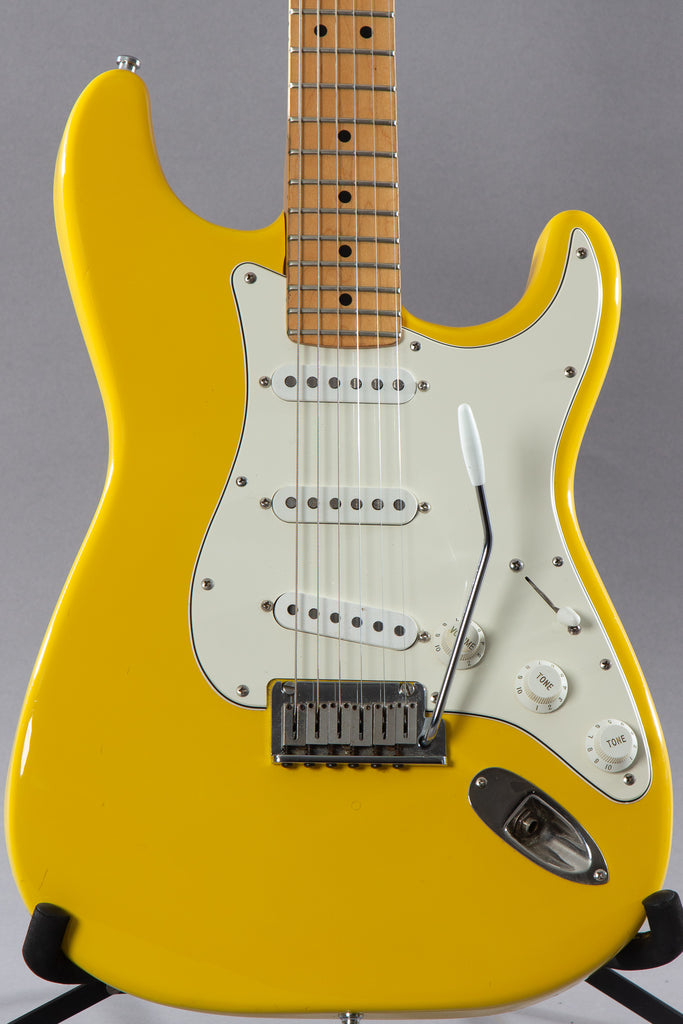 1989 Fender American Standard Stratocaster Graffiti Yellow