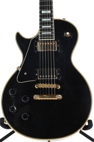 1978 Gibson Left Handed Les Paul Custom Ebony Black