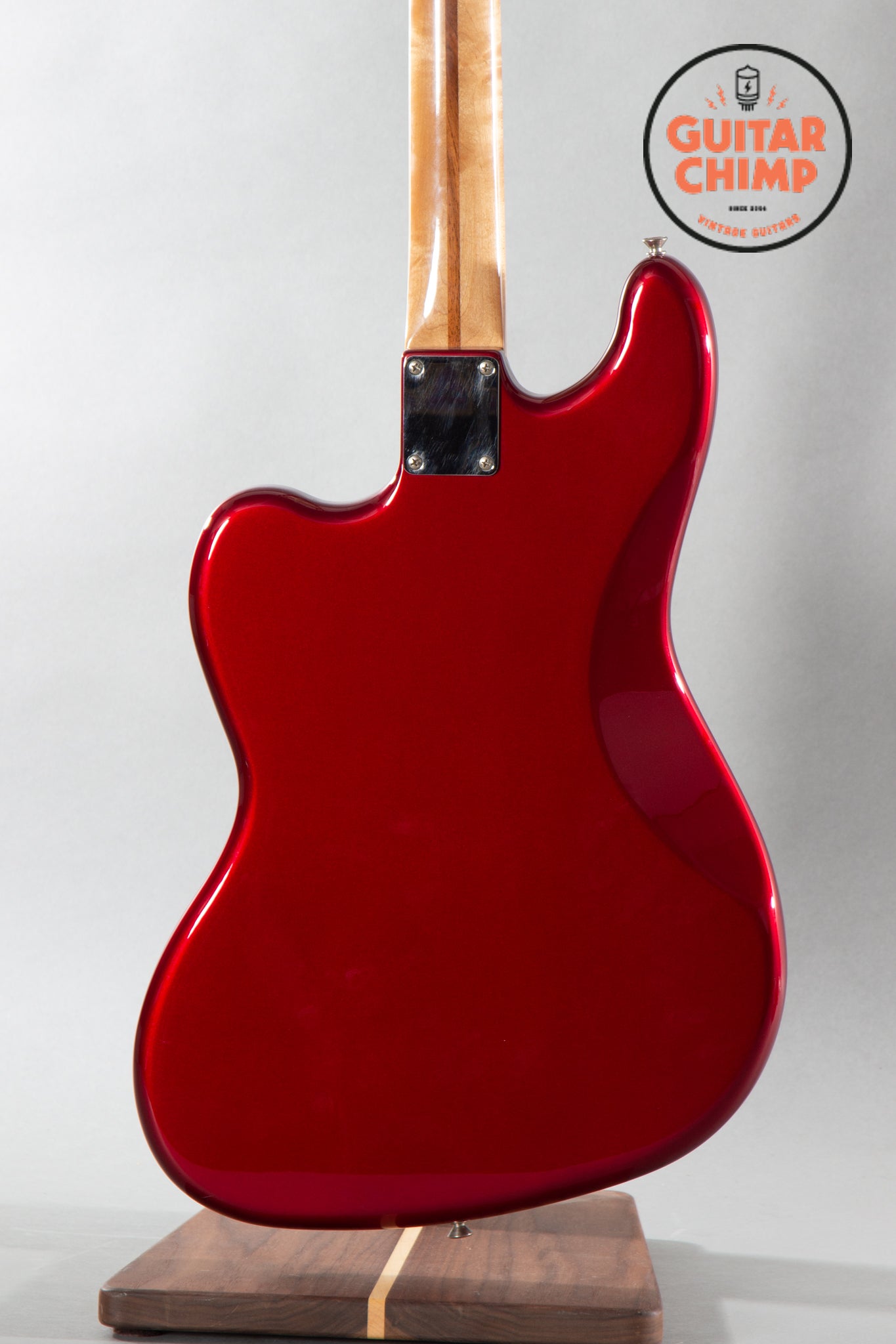 2013 Fender Pawn Shop Bass VI Candy Apple Red Guitar Chimp