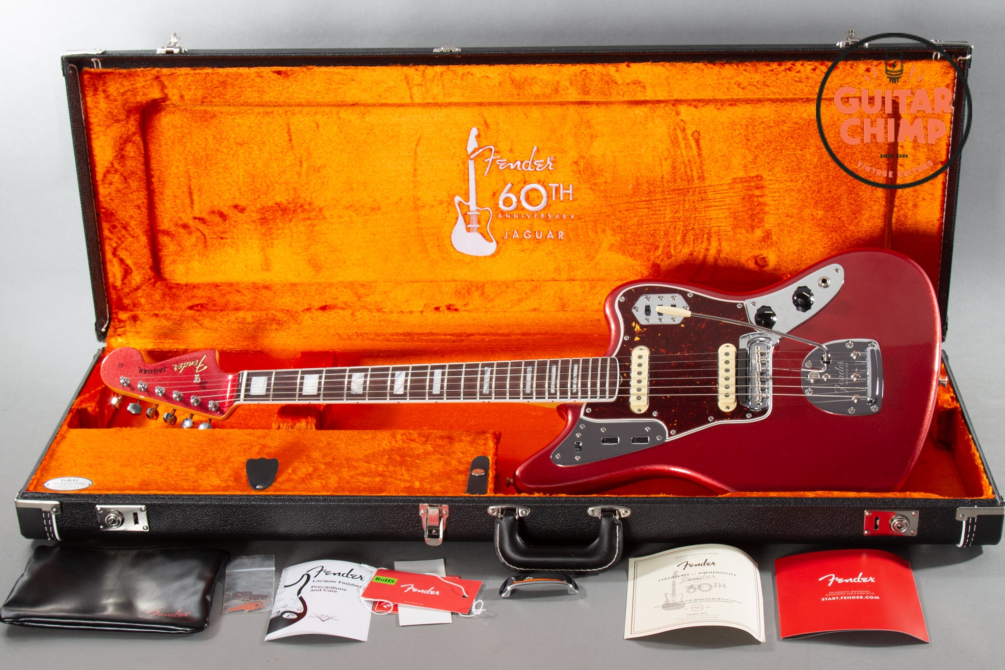 2022 Fender Limited Edition 60th Anniversary Jaguar in Mystic Dakota Red