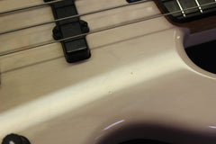 2002 Lakland USA 55-94 5 String Bass White Translucent Ash