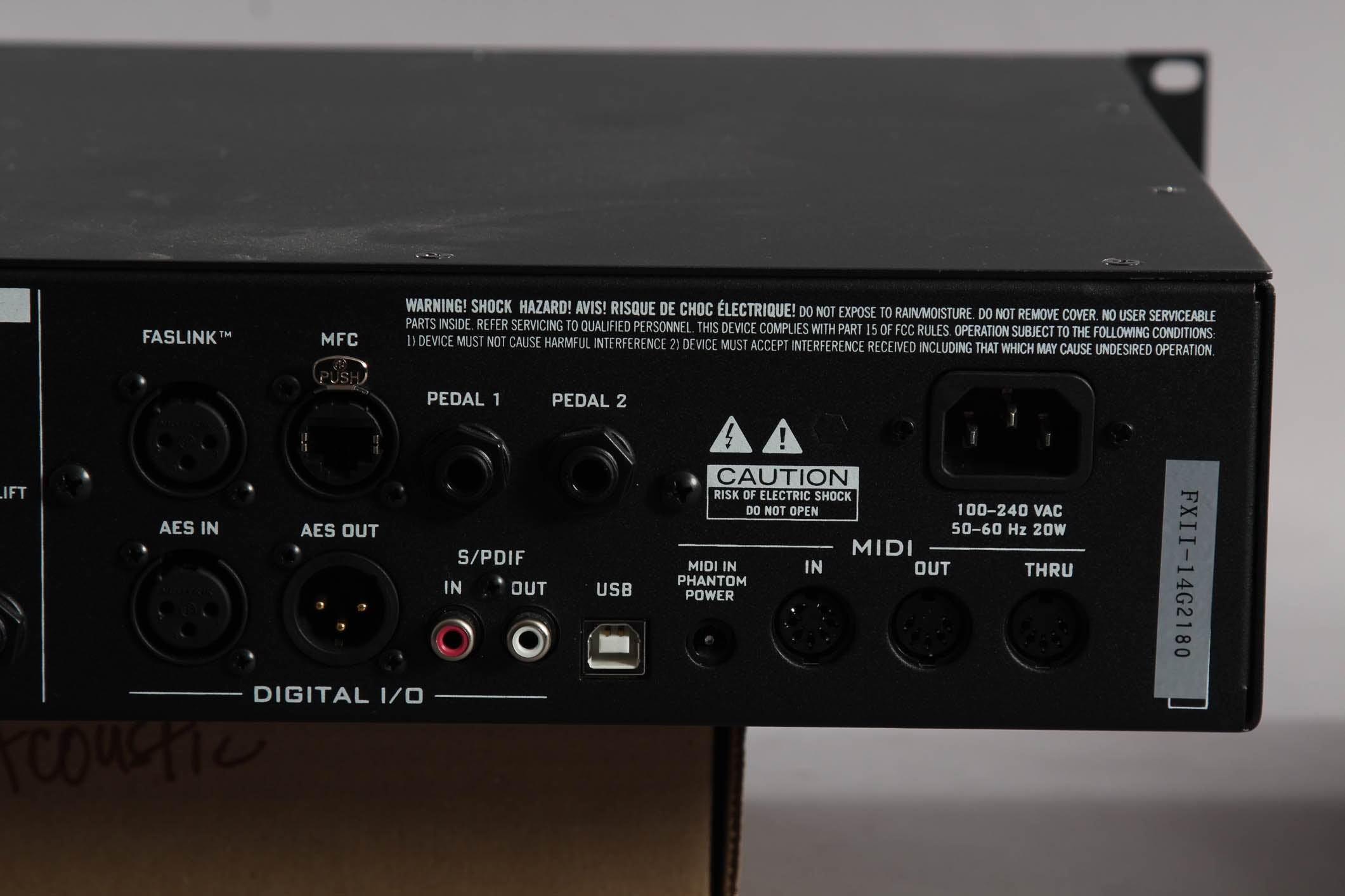 Fractal Audio Axe-Fx II XL with MFC-101 Mark III Foot Controller 