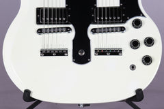 1989 Gibson EDS-1275 Sg Double Neck Electric Guitar Alpine White -SUPER CLEAN-