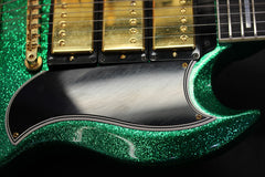 2008 Gibson Custom Shop SG Custom Green Sparkle