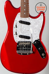 2010 Fender Mustang Japan ’69 Vintage Reissue Candy Apple Red w/Matching Headstock