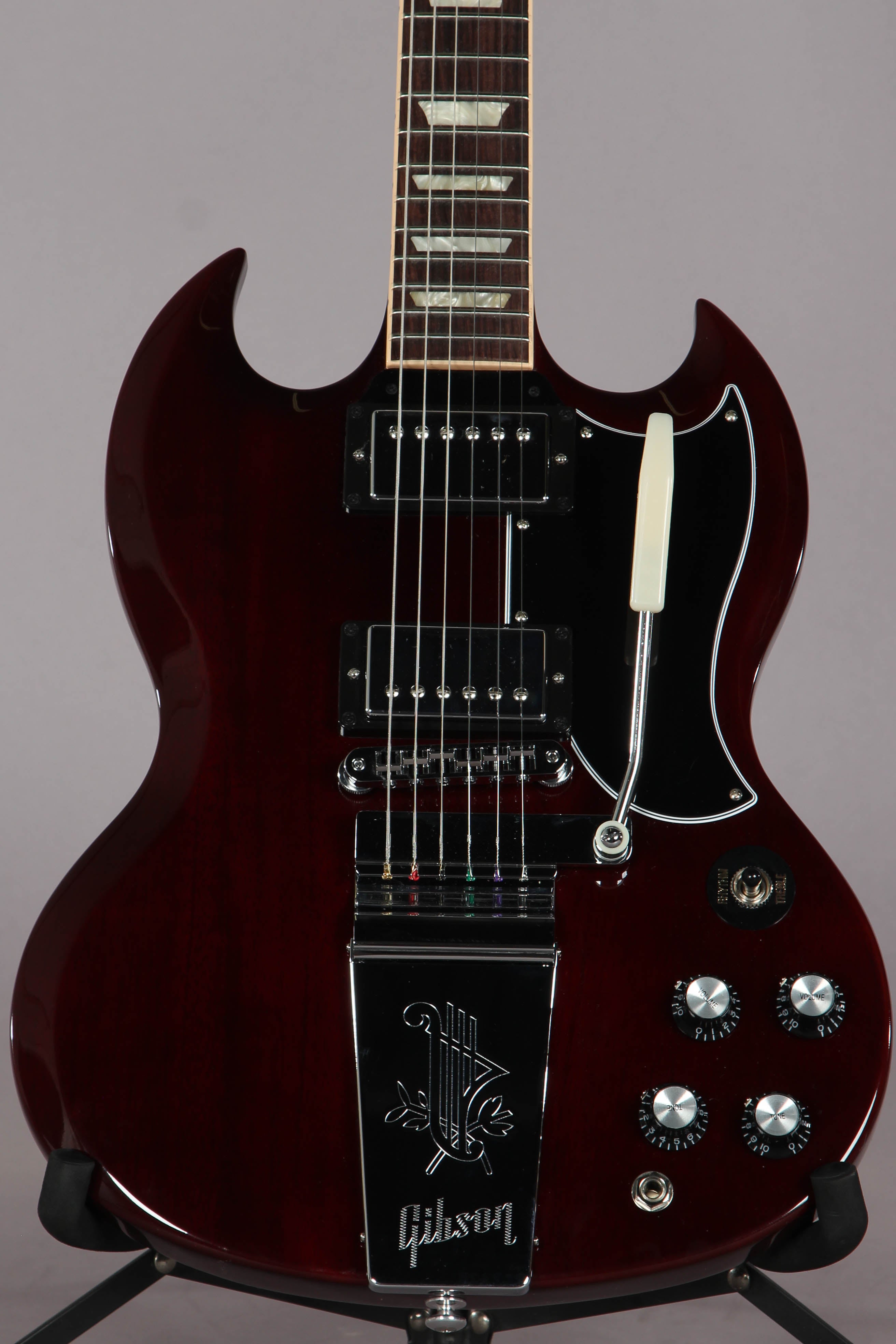 Ingresos Restaurar tocino 2019 Gibson Exclusive SG Original Electric Guitar Aged Cherry | Guitar Chimp