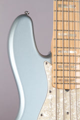 2005 Fender Custom Shop Custom Classic 5 String Jazz Bass Ice Blue Metallic