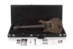 2012 PRS Paul Reed Smith Custom 24 Faded Grey Black Quilt 10 Top Left Handed Lefty