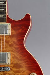 2014 Gibson Les Paul Standard 120th Anniversary Premium Quilt Top Heritage Cherry Perimeter