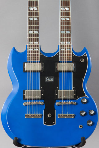 2018 Gibson Custom Shop EDS-1275 Sg Double Neck M2M Satin Blue Mist