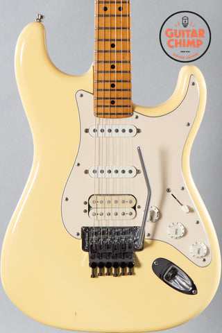2002 Fender American Floyd Rose Classic HSS Stratocaster White