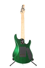 2013 Left Handed Ernie Ball Music Man JP7 John Petrucci 7 String Green Sparkle