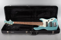 1997 Fender Roscoe Beck V 5-String Bass Guitar Teal Green Metallic